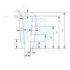 Tira de moldura frontal de vidrio para refrigerador de PVC, tira con forma de tarjeta de vidrio, accesorios para refrigerador y congelador, tira de tarjeta resistente a la corrosión a bajas temperaturas