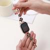 Adequado para Apple Watch S11/S10 Pulseira de Metal com Resina Epóxi de Trevo de Quatro Folhas com Fivela Ajustável Removível