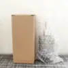 Lujo Accesible Escandinavo Botella de Vidrio para Loción y Gel Antibacterial Botella de Jabón Tipo Push Sub-botella para Champú y Gel de Ducha de Alto Valor