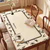 Mantel Moderno Sencillo, Salvamanteles Aislante de Calor, Resistente a Altas Temperaturas, Mantel de Atmósfera Otoño e Invierno Marrón, Mantel Protector de Mesa Impermeable y a Prueba de Aceite