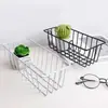 Cesta Colgante Pequeña de Rejilla Estante Colgante de Pared de Hierro Estante de Almacenamiento Colgante de Pared para Baño Estante de Almacenamiento para Cocina