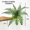 Atacado planta verde artificial folha de samambaia persa dente de cavalo de manga Samambaia decoração interna macia planta samambaia vaso de flor artificial plástico