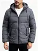 Nueva chaqueta de algodón para hombre de comercio exterior para otoño e invierno, moderna, a prueba de frío, cálida, con forro polar, abrigo acolchado engrosado