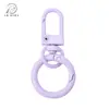 Fivela de Mola Colorida de Liga para Porta, Pingente de Mala, Chaveiro, Círculo de Mola Colorido, Material para Joias DIY