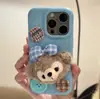 Estilo Botón Modelo Shirley Rose Manzana 17 Pro Max/16 Pro A Prueba de Golpes 15 Pro Cubierta Completa 13 Pro Funda de Teléfono 14 Pro