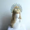 Kit de Materiales para Corona de Halo Virgen Hecha a Mano Adorno para la Cabeza Disfraz Noche Dios del Sol Joyería Exagerada Accesorios