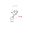 Conector de Mola em Prata de Lei S925 para Montagem DIY de Joias de Prata Artesanais Acessórios para Pulseira e Colar Podem Ser Enviados Diretamente