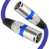 Cable Yushuo/Xlr Macho a Hembra a Macho Cable de Audio Balanceado Xlr Xlr Mezclador Amplificador Cable de Extensión para Micrófono