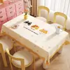 2026 Novo Modelo Tema Estrela Pano de Mesa de Café Ins Desenho Animado Toalha de Mesa Impermeável à Prova de Óleo Lavável Toalha de Mesa de Jantar Tapete de Mesa Resistente ao Calor