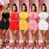 X6278 Transfronterizo Aliexpress Amazon Moda Europea y Americana para Mujer Color Sólido Pluma Tubo Top Sin Mangas Vestido Corto