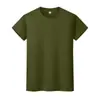 Camiseta 100% Algodão com Logo Personalizado, Gola Redonda Elegante de Manga Curta para Trabalho, Camisetas Culturais para Publicidade em Grupo, Roupas de Trabalho, Bordado e Estampagem