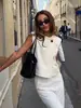 Estilo Novo Primavera/Verão 2026 Colete de Uma Botão Sem Manga Cor Sólida Moda Transfronteiriça Europeia e Americana Top