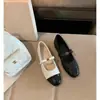 Zapatos de Mujer Estilo Chanel con Tacón Oculto Modelo Nuevo Primavera 2026 Correa Única Mary Jane Zapatos de Ballet de Cuero