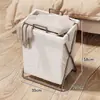 Cesto de Roupa Suja para Uso Doméstico Cesto de Armazenamento de Roupas Sujas Dobrável Organizador de Brinquedos Snacks para Quarto Banheiro Vaso Sanitário