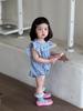 Mono Vestido de Verano Delgado para Niñas 2026 Nuevo Mono para Bebé Estilo Coreano Ropa Infantil Mono Floral para Bebés