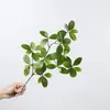 Plantas Verdes Simuladas con Madera de Pata de Pato Plana Hojas Falsas Adornos de Decoración para Sala de Estar Interior Hojas de Plantas Biónicas Paisajismo
