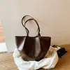 2026 Bolso Tote Nuevo Estilo Coreano Repujado para Mujer de Gran Capacidad Bolso de Hombro y Mano Retro Versátil para Viajes Cotidianos Bolsa tipo Cesta de Verduras