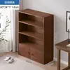 Estante de chão para uso doméstico, estante de livros multicamadas, armário de armazenamento para sala de estar, estante de grade de parede, armário de armazenamento