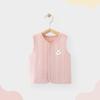 Colete de Bebê Primavera, Outono e Inverno Roupa Externa Colete de Bebê Feminino Algodão Puro Colete para Recém-Nascido Colete Quente Infantil Colete Acolchoado de Algodão Masculino
