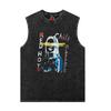 Red Hot Chili Peppers Red Pepper banda Rock Americano retro lavado desgastado sin mangas Camiseta