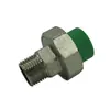 Accesorios para tubería PPR verdes 4 minutos 6 minutos 1 pulgada 20/25/32 codo directo tes rosca interior rosca exterior accesorios de unión para decoración del hogar