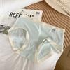 [Sorvete de creme] fio de algodão modal com estampa de urso simples plus size elástico urso cintura média roupa íntima para mulheres