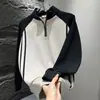 Moda Popular Japonesa Perezosa Ins Camiseta de Manga Larga Estilo Harajuku Nuevo Minimalista Versátil de Moda