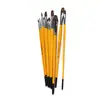 Pincel para Pintura a Óleo Ruibifang 826, Pincel Leque de Lã de Lobo para Guache Acrílico, Pincel para Aula de Treinamento de Pintura a Óleo, Pincel para Exame de Estudante