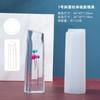 Molde de Silicona para Jarrón de Prisma Facetado DIY Adornos de Flor Seca de Resina Epoxi Molde de Yeso de Columna de Cristal
