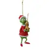 Transfronterizo Nuevo 2D2025Adornos para Árbol de Navidad Grinch Navideño Colgante Acrílico