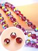 Cristal Explosivo Boutique Contas Chatas Contas Soltas 4/6/8 Imitação Austríaca diy Acessórios de Joalheria Contas de Vidro Coloridas Aurora