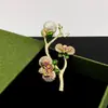 Nova Broche Flor de Ameixa Estilo Chinês Acessórios Cheongsam Feminino Corsage de Pérola de Água Doce Broche Retrô