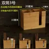 Caixa de Armazenamento Multifuncional de Bambu Porta-Hashi para Restaurante Comercial Caixa de Papel para Guardanapo de Hotel Loja de Macarrão Porta-Hashi para Lenços de Papel