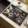 Tapete de Café de Tierra de Diatomeas Transfronterizo Temu Tapete de Drenaje para Encimera de Cocina Mantel Individual para Mesa de Comedor o Bar Aislamiento Mantel Individual Posavasos