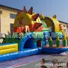 Castelo Inflável Personalizado, Trampolim Inflável, Centro de Entretenimento Inflável, Modelo de Ar Inflável 7*11m Modelo de Castelo Inflável