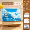 Calendário 2027 para Família, Ano do Bode, Calendário Publicitário para Negócios, Calendário de Mesa de Madeira Simples Criativo Personalizado Impressão