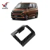 Adecuado para 25 Modelos Daihatsu Move, Marco de Botón de Freno de Mano Electrónico con Textura de Fibra de Carbono Modificación Interior, Accesorios Especiales para Volante a la Derecha