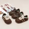 Zapatos Forrest Gump antideslizantes de suela blanda para niños de 6 a 8 a 12 años, modelos de primavera y otoño, zapatillas deportivas para niños y niñas, zapatos retro de bloques de color para niños grandes