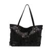 Bolsa de mano popular con lentejuelas japonesa y coreana de este año para mujer, bolsa de hombro de gran capacidad, bolsa de axila, nueva para Otoño e Invierno 2025