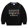 Suéter de cuello redondo de manga larga para niños y niñas, ropa de estilo coreano con dibujos animados de primavera y otoño de 2023, de algodón, para bebés, pequeños y medianos.