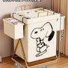 Cesta para Ropa Sucia Hogar de Pie Plegable Cesta de Almacenamiento con Tapa Dormitorio Baño Inodoro Almacenamiento Ropa Sucia