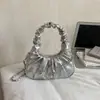 Bolso Nube Plisado para Mujer, Nuevo Modelo Primavera 2026, Bolso de Hombro y de Mano de Gama Alta de Nicho, Bolso Cruzado con Cadena para el Trabajo