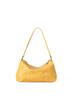 Bolsa de Ombro Feminina 2025 Estilo Coreano, Design Niche Retro de Alta Qualidade, Cor Sólida, Leve, Portátil, para Axila