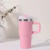 Taza con Asa para Niños de 14 oz de Venta Caliente, Taza Portátil para Coche, Taza Mini de Coche Multicolor con Popote, Regalo de Taza de Agua
