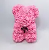Fabricante Original Regalo de San Valentín Oso de Flores Artificiales Creativo Oso de Flores Eternas Oso de Espuma 25 cm Oso Abrazo de Flor de Rosa
