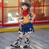 Fantasia Infantil Cosplay Woody Toy Story Roupa do Woody Fantasia para Meninos Fantasia de Desenho Animado para Meninas Fantasia de Performance
