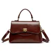 Bolsa Tote de Ombro Grande Capacidade com Senso de Luxo Moda Feminina 2024 Nova de Inverno Alta Qualidade Portátil Transversal Pequena Quadrada