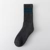 Calcetines de mujer de otoño e invierno gruesos, cálidos, absorbentes del sudor, de goma alta, con suela de rizo, desodorantes, medias negras para mujer