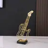 Decoraciones Creativas y Sencillas de Hierro Forjado Guitarra Adornos de Decoración para el Hogar Instrumento Musical Sala de Música Modelo Decoraciones