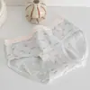 Calzones de algodón lindos y cómodos para niñas, amigables con la piel, cobertura total, antibacterianos 10A, entrepierna extendida, calzones tipo triángulo para estudiantes